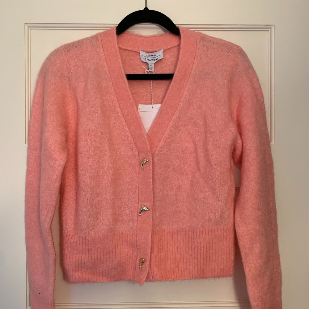 & Other Stories Pink Cardigan
